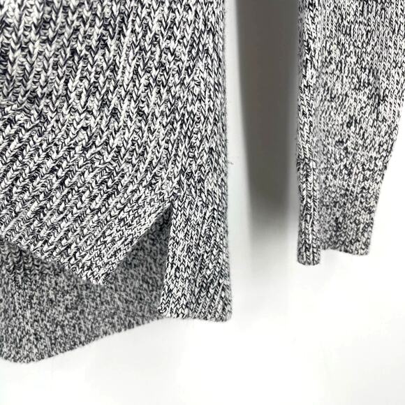 Ann Taylor LOFT Black and White Cotton Knit Sweater Size Small - Picture 5 of 6